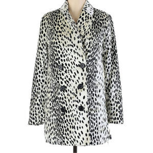 NWT Free People Dalmatian Leopard Coat Jacket
